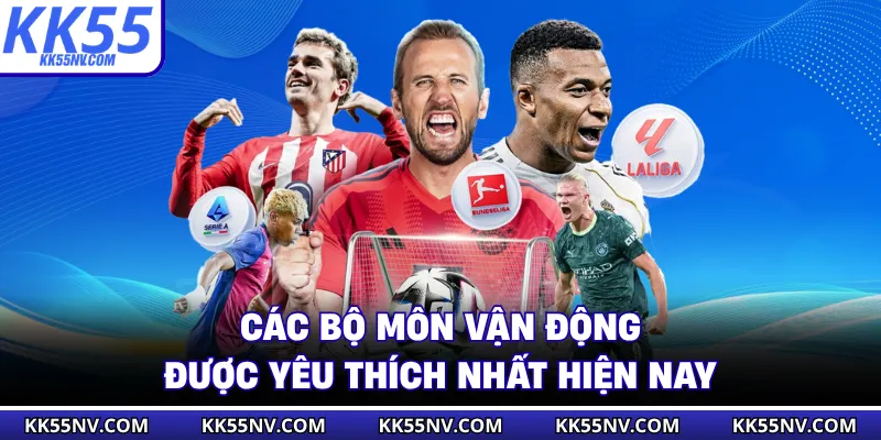 Các bộ môn vận động được yêu thích nhất hiện nay